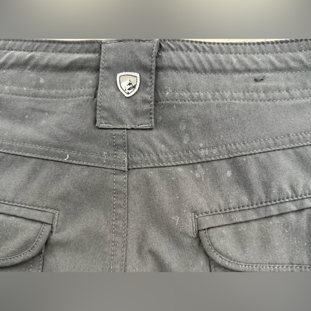 kühl Women's Splash Roll-up, Dark Gray Straight Leg Cargo Pants, Size 8 Regular - Picture 15 of 16